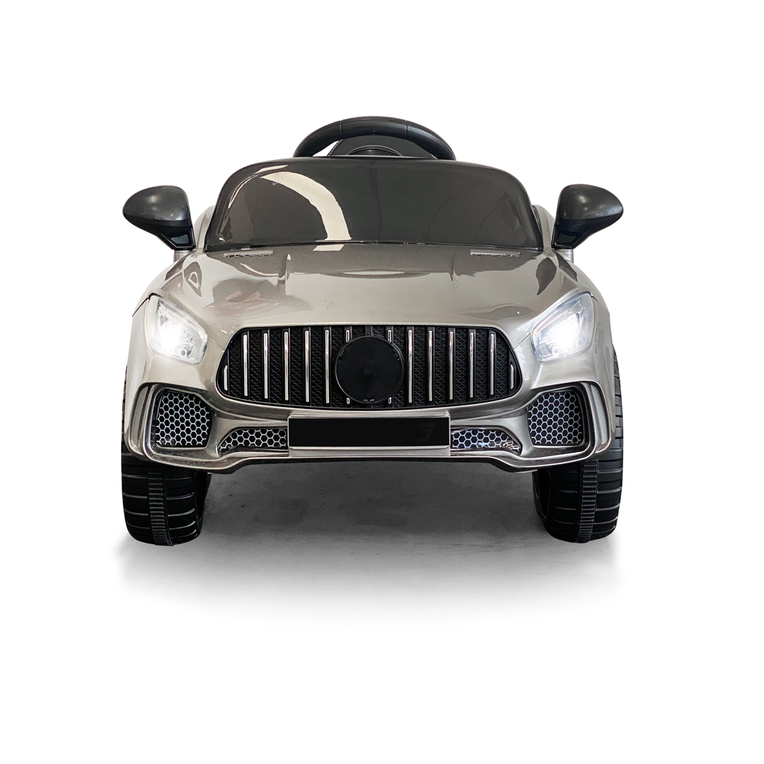 Electric Ride On Car for Kids | 12V | Colossus Silver | ZoomRider