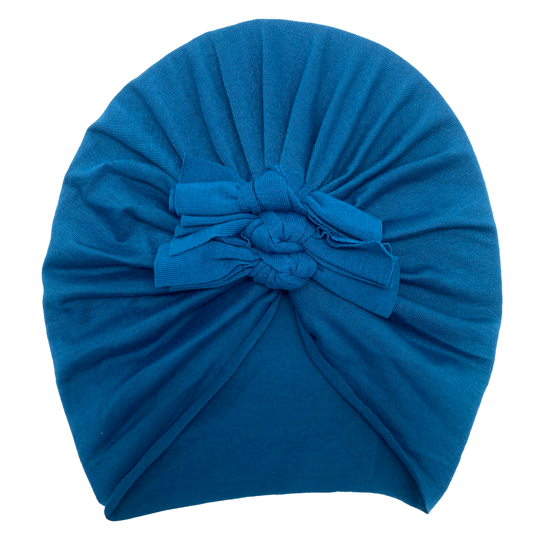 Baby Turbans Little Scrunch Dark Blue