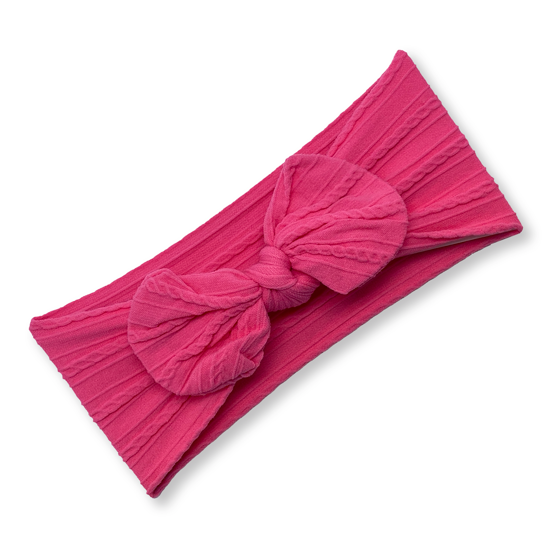 Baby Bows Dark Pink