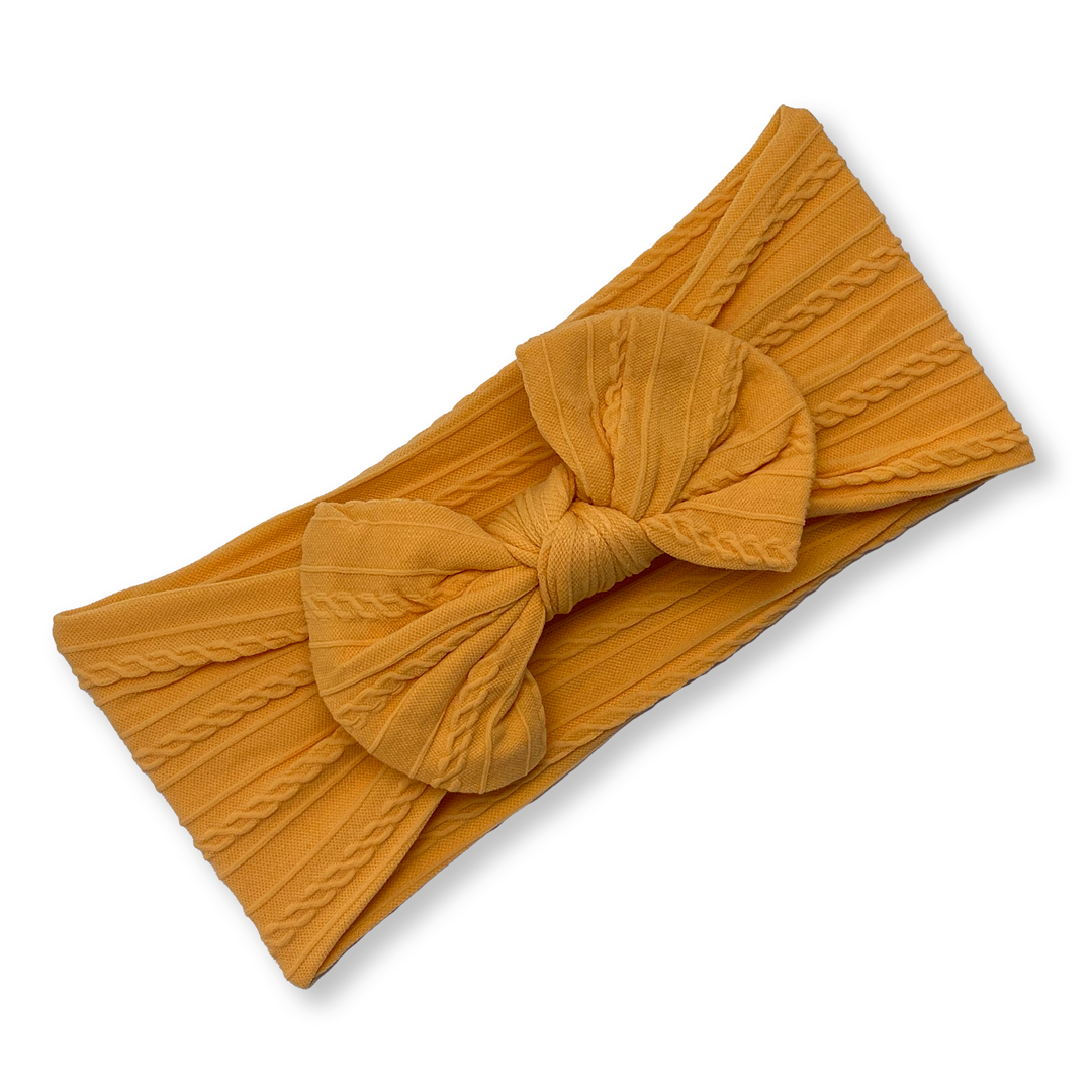 Baby Bows Mustard
