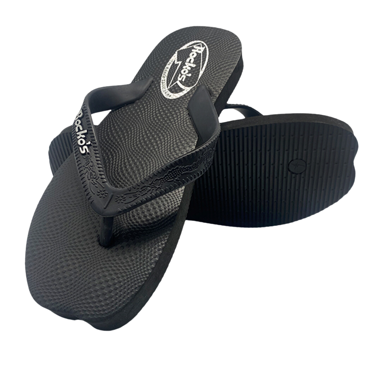 Rocko&#39;s | Double Plugger Thongs | Black