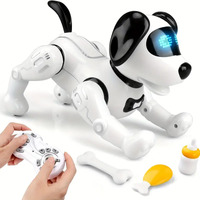 Intelligent Remote Control Robot Dog White