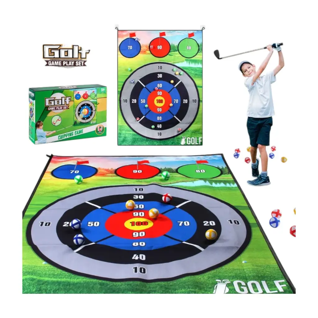 What You Need - Golf Chipping Game Mat Set