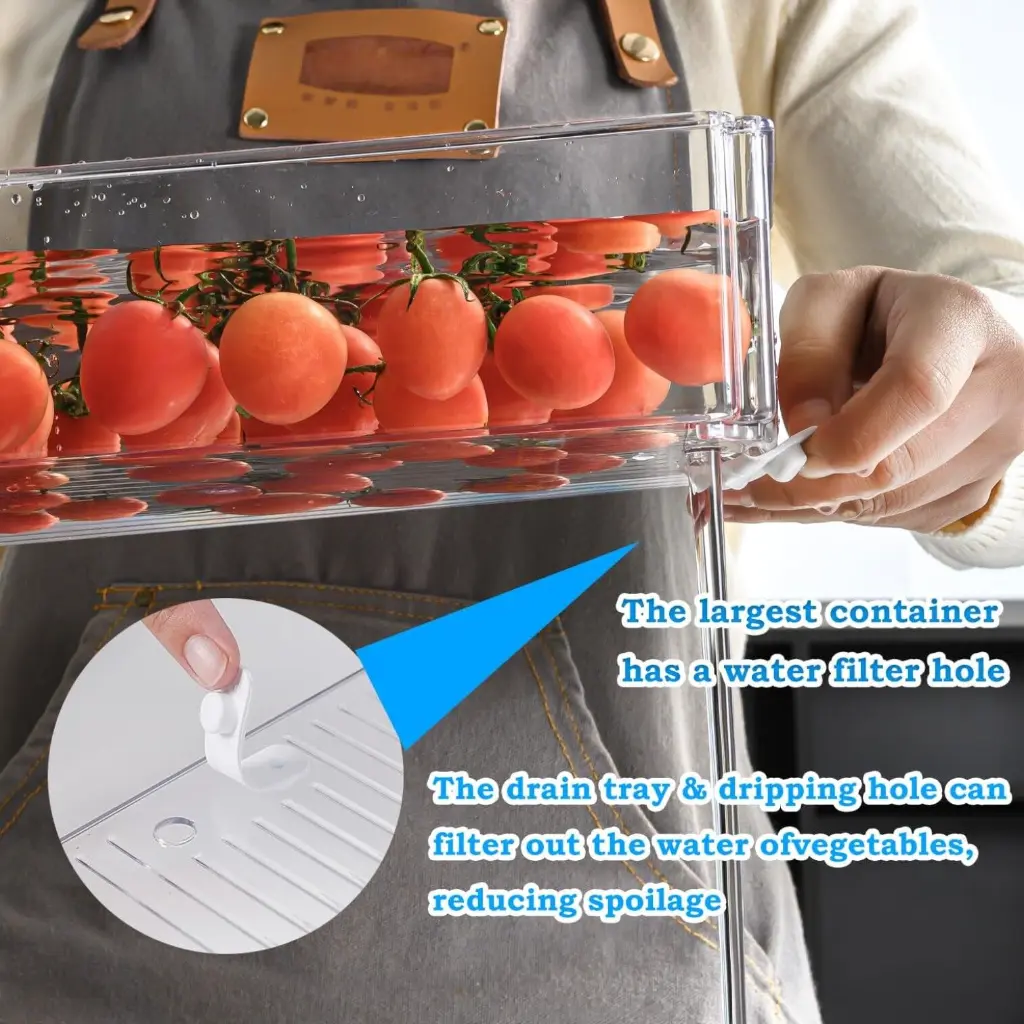 10 Pack Stackable Fridge Organizer w Lids_14