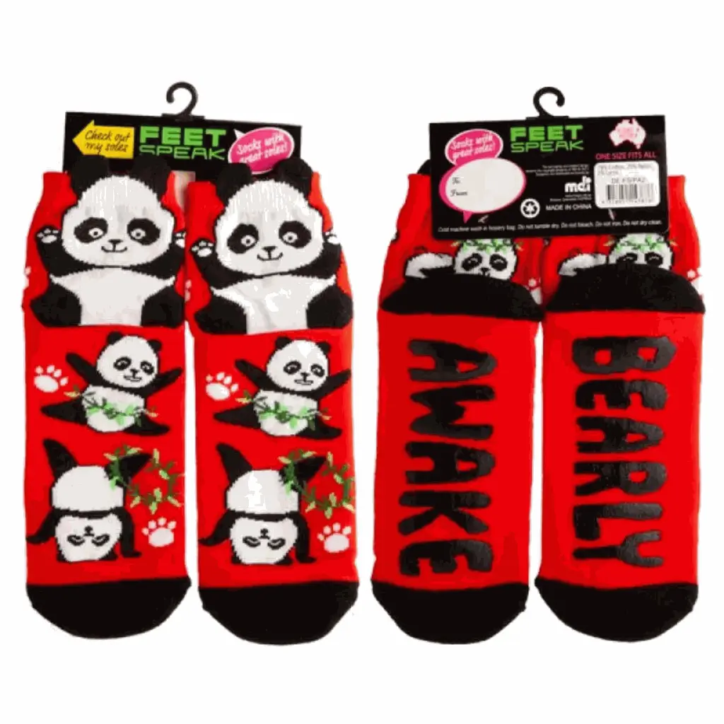 Feet Speak - Feet Speak Festive Panda Socks