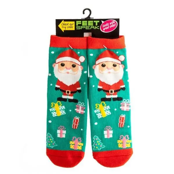 Feet Speak - Feet Speak Santa Socks