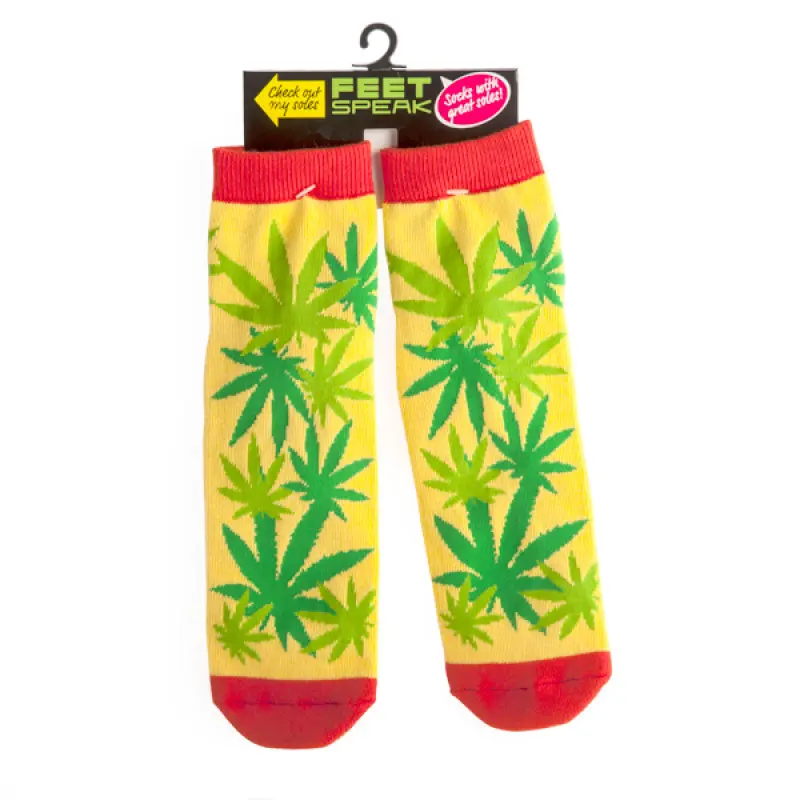 Feet Speak - Feet Speak Weed Socks