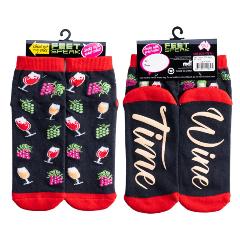 Feet Speak - Feet Speak Wine Socks