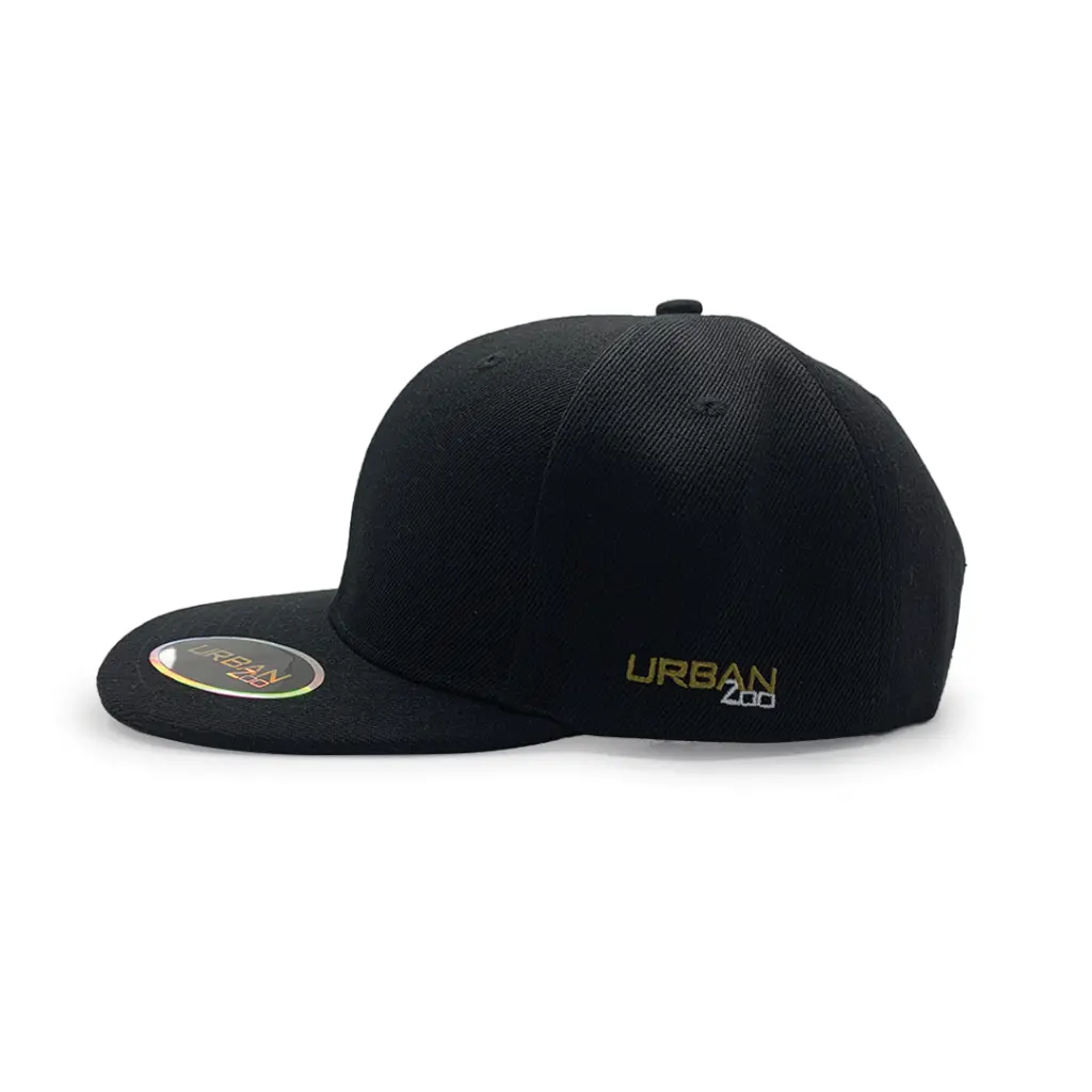Urban Zoo - Urban Zoo Bed-Stuy 107 Flat Peak Snap Back Black OSFA