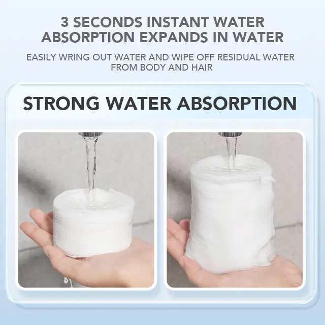 Compressed Bath Towels