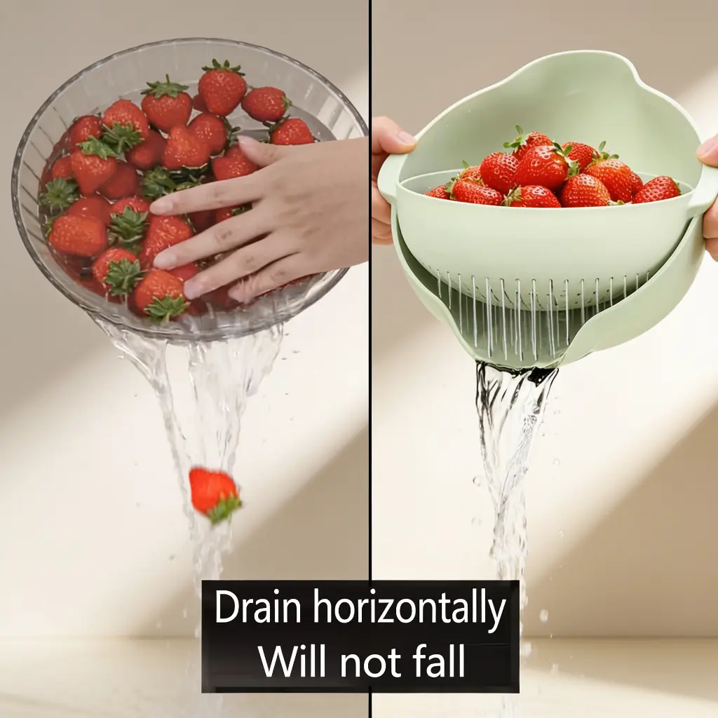 2 in 1 Fruit & Vegetable Washing Basket