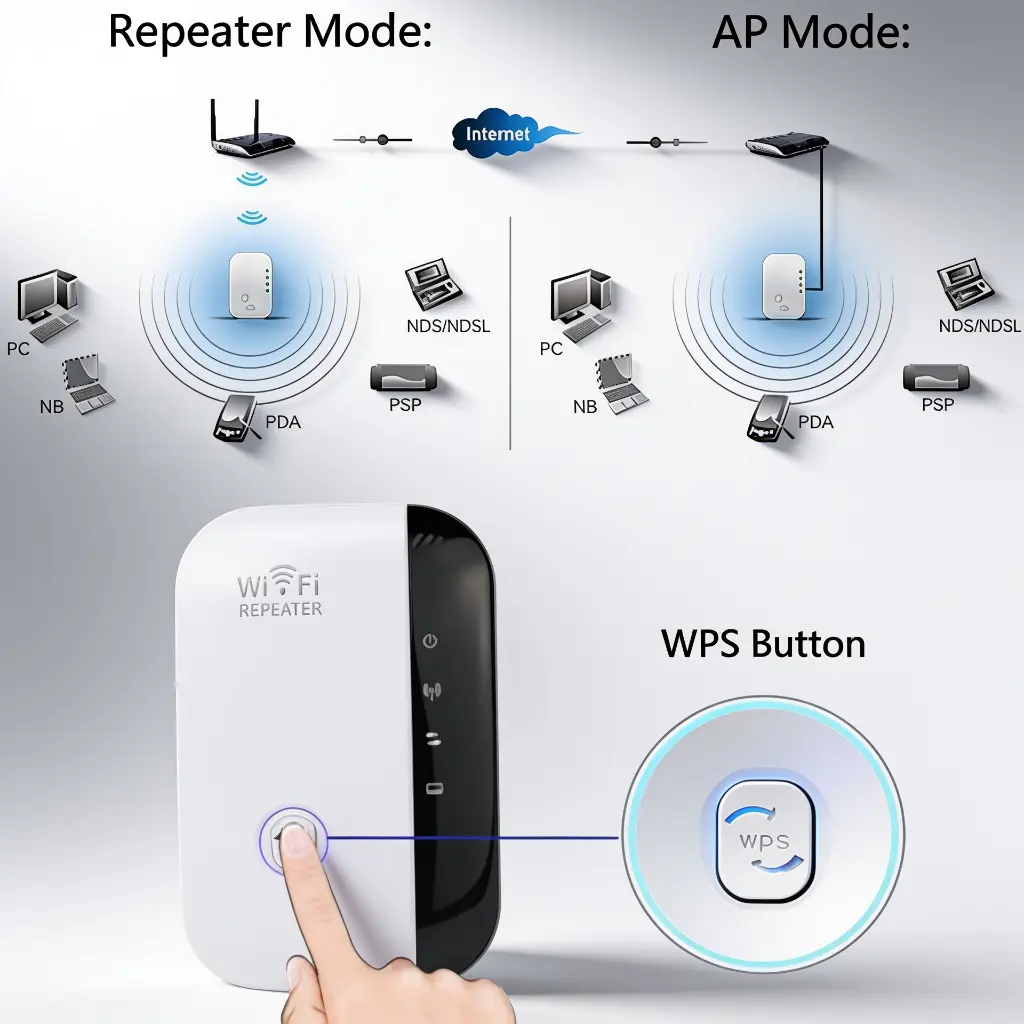 What You Need - 300Mbps WiFi Extender (AU Plug)