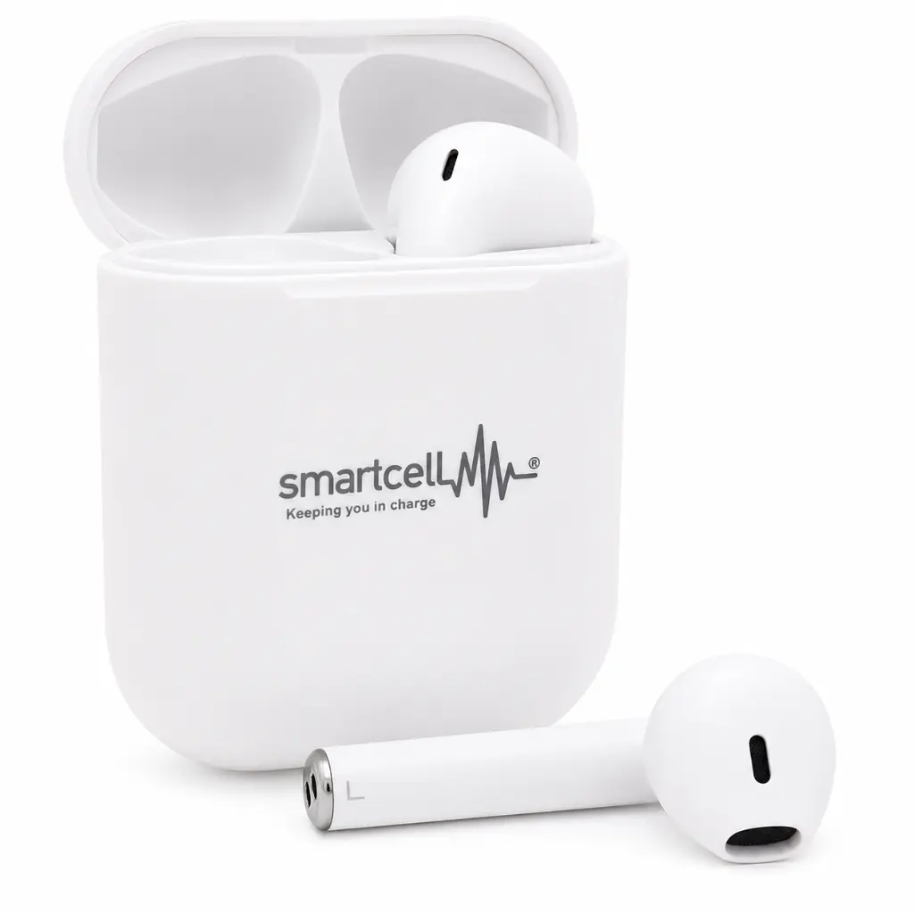Smartcell - Smartcell SmartPods Wireless Earbuds w Charging Storage Box