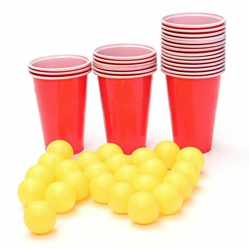 Beer Pong Set (24 Cups & Balls)_567
