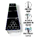 What You Need - Beer Pong Table | 8ft Aluminium | Black