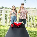 Beer Pong Table | 8ft Aluminium | Black_571