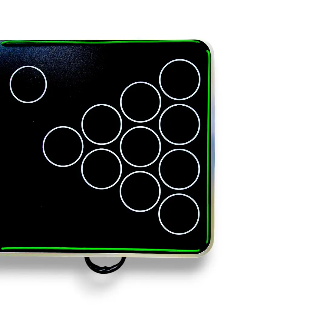 Beer Pong Table | 8ft Aluminium | Black_572