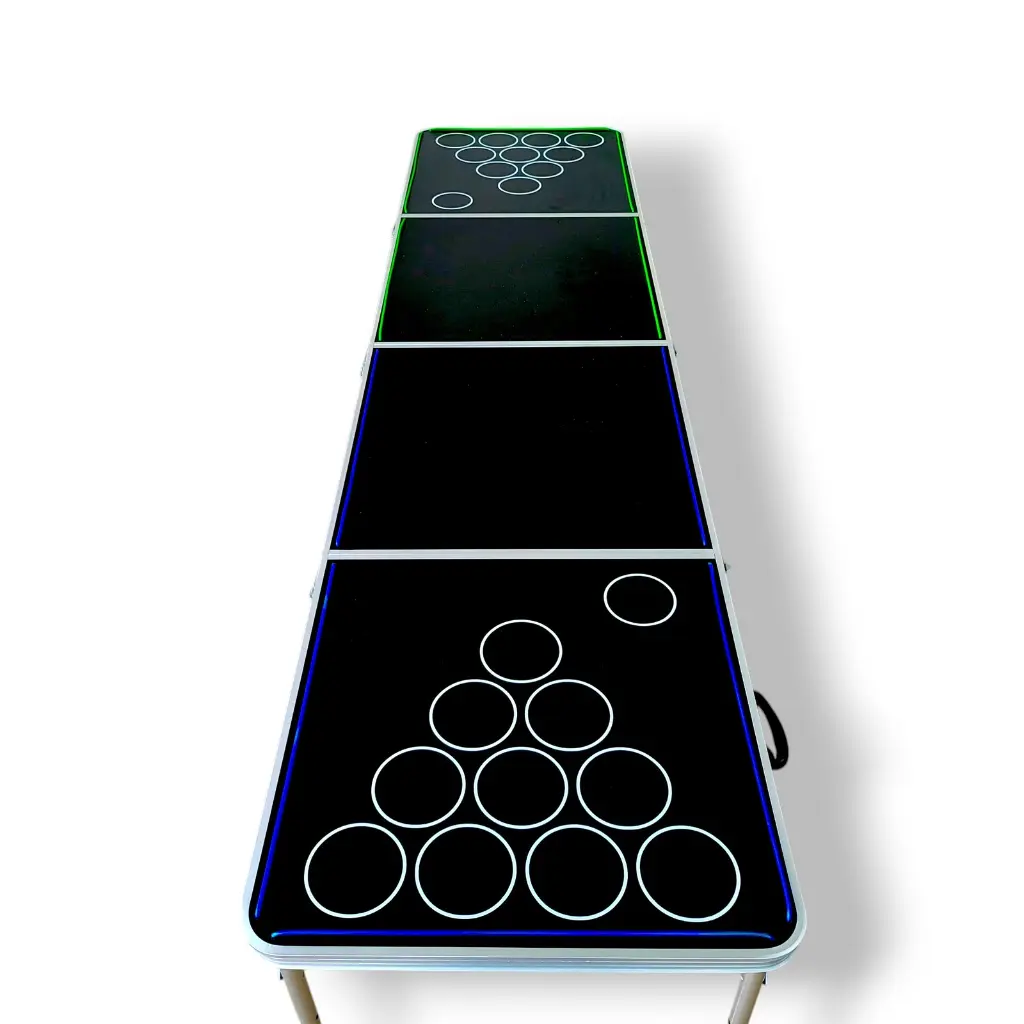 Beer Pong Table | 8ft Aluminium | Black_573