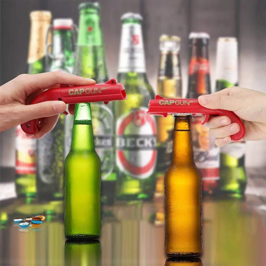 What You Need - Bottle Cap Gun | Cap Launcher Bottle Opener | Fun and Creative Design