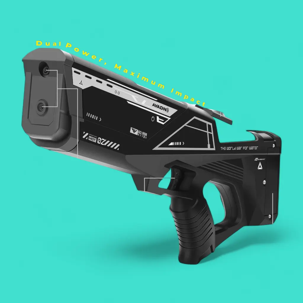 What You Need - Double Hydro Blaster | T-03 | 12FT Range | 550ml | Rechargeable Battery