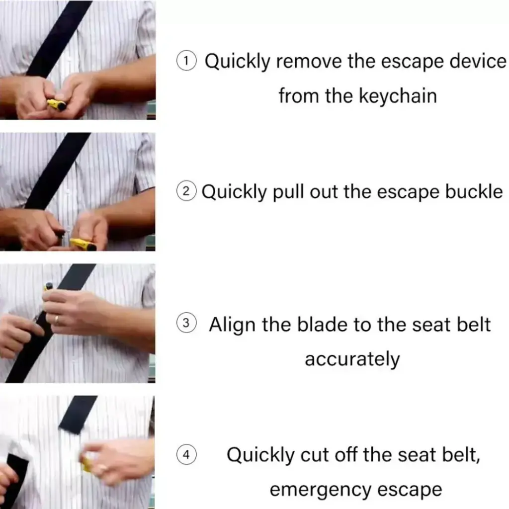 What You Need - 3 in 1 Car Emergency Escape Tool