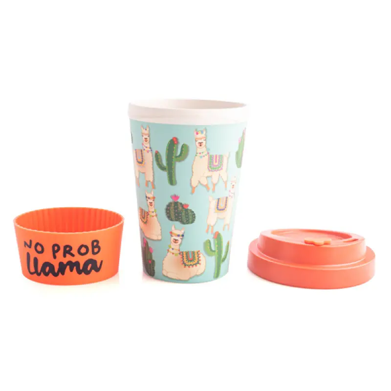 Eco-To-Go Llama Bamboo Travel Mug_622
