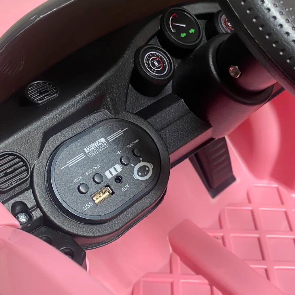 Electric Ride On Car for Kids | 12V | Barbie Pink ZoomRider_628