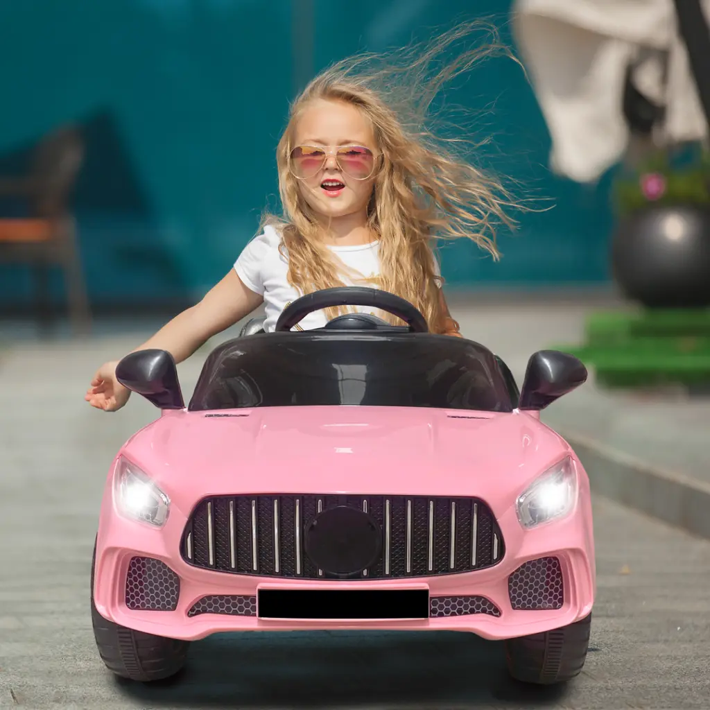 Electric Ride On Car for Kids | 12V | Barbie Pink ZoomRider_629