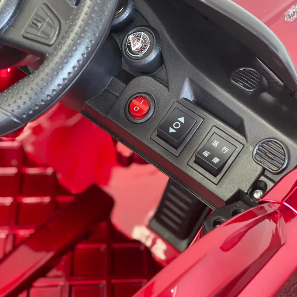 What You Need - Electric Ride On Car for Kids | 12V | Deadpool Red ZoomRider