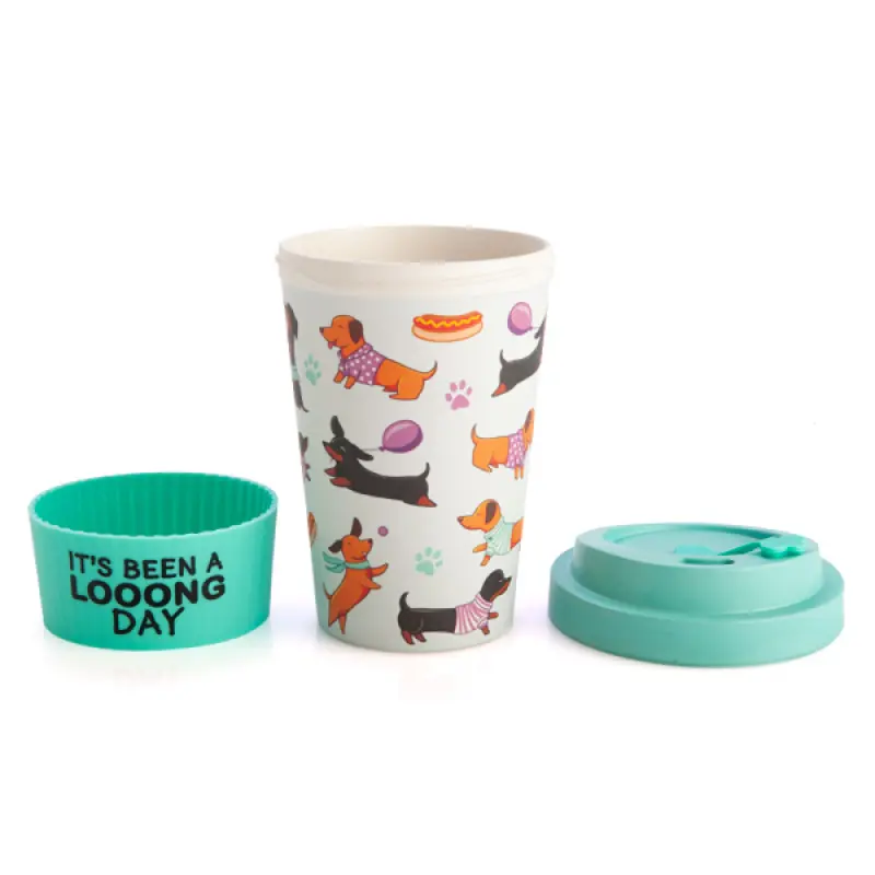 Eco-To-Go Dachshund Bamboo Travel Mug_682