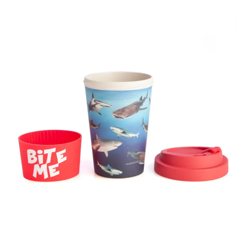 Eco-To-Go Shark Bamboo Travel Mug _691