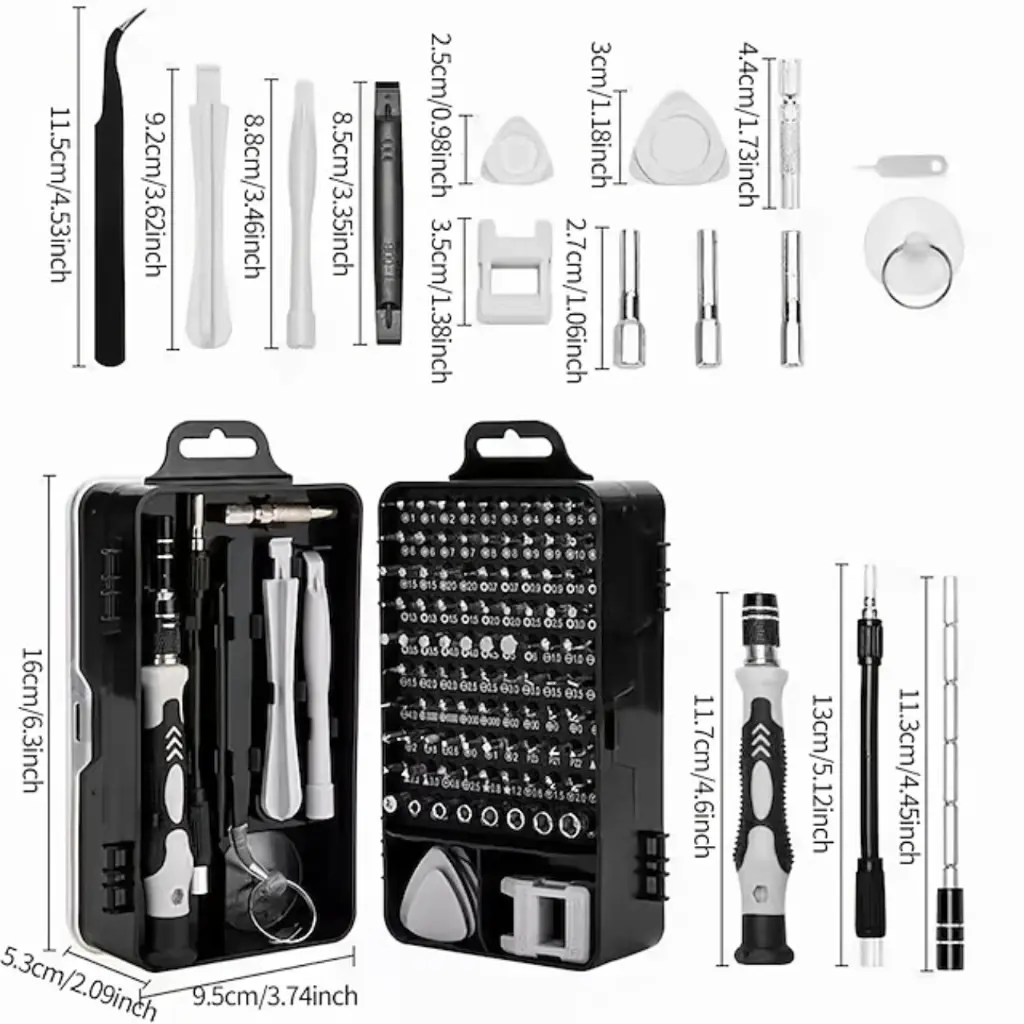 What You Need - 115 in 1 Precision Screwdriver Kit