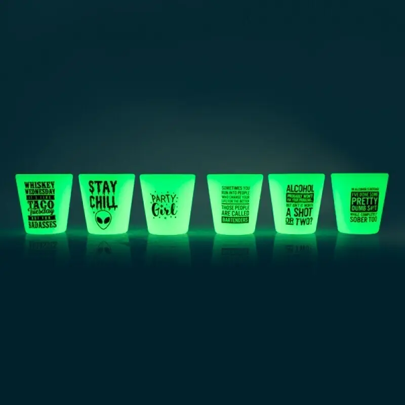 Drinking - Glow In The Dark Shot Glass