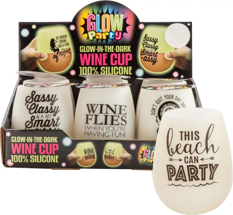 Drinking - Glow In The Dark Wine Cup