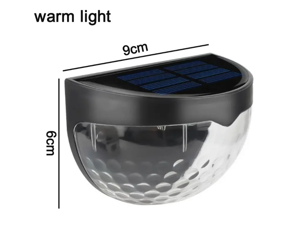What You Need - Solar Fence Lights Outdoor (2 Pack)