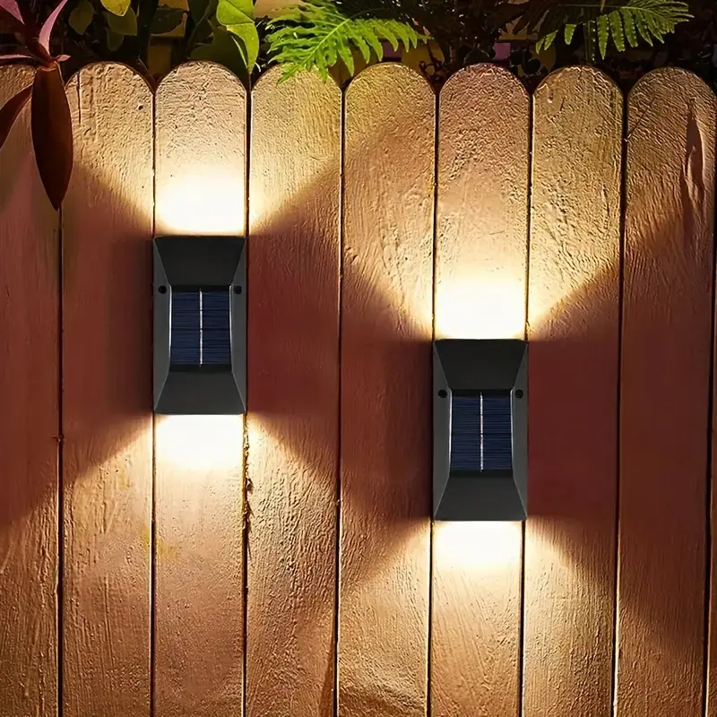 Solar Up & Down Wall Light Outdoor (2 Pack)_863