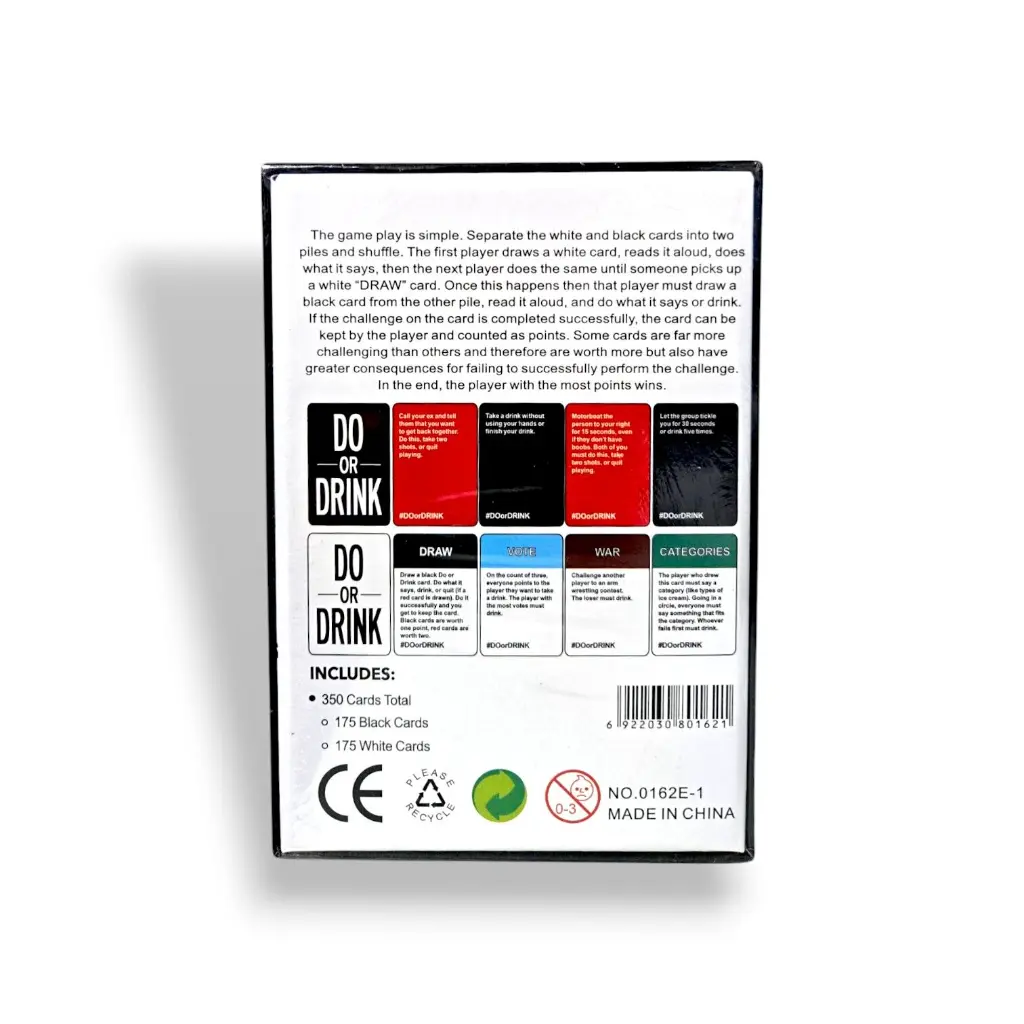 What You Need - Do or Drink Party Card Game