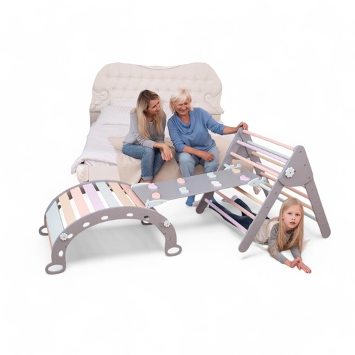 [9340457027399] Montessori Indoor Climbing Playground for Kids Safe & Eco-Friendly