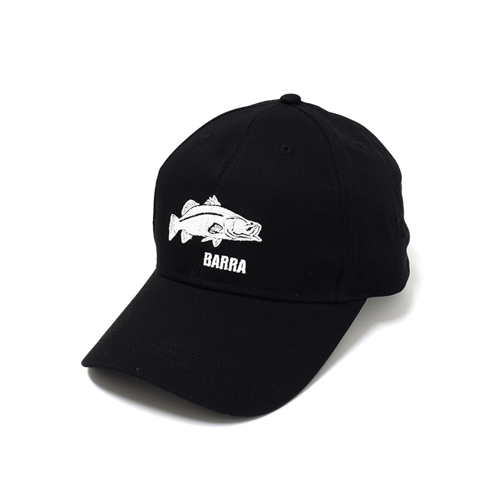 Rocko's 6 Panel Cap Barra Black