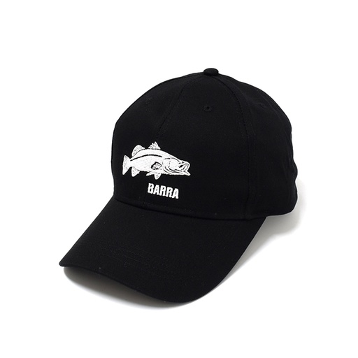 [9337217025672] Rocko's 6 Panel Cap Barra Black