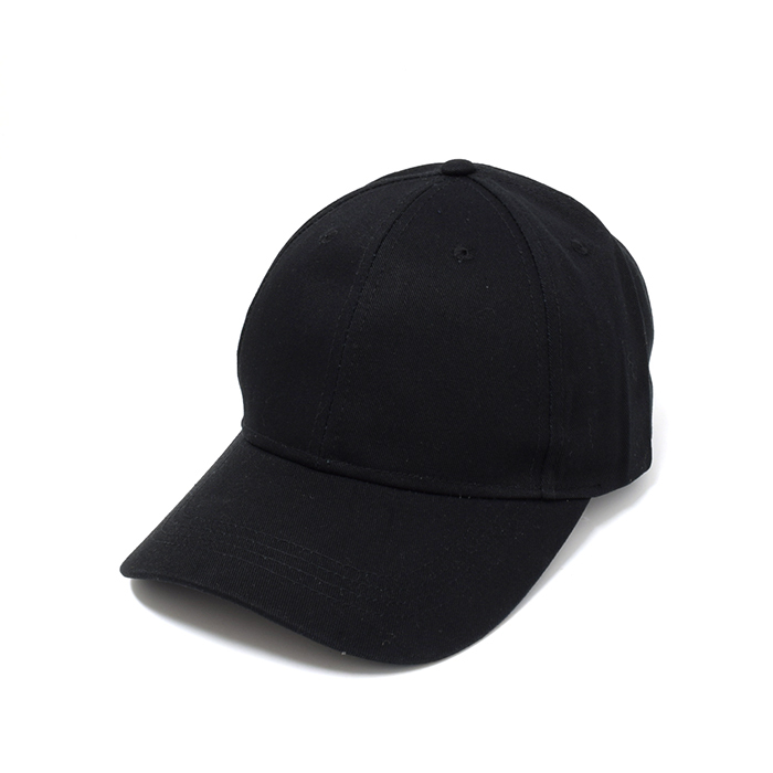 Rocko's 6 Panel Cap Black Blank