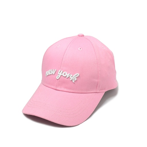 [9337217025511] Rocko's 6 Panel Cap New York Pink