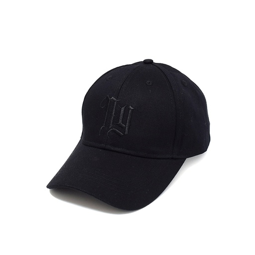 [9337217025566] Rocko's 6 Panel Cap NY Logo Black/Black
