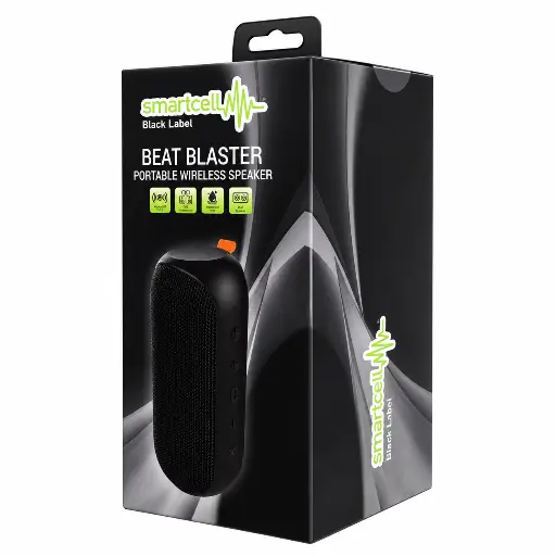 [9337217008729] Smartcell Black Beat Blaster Portable Speaker