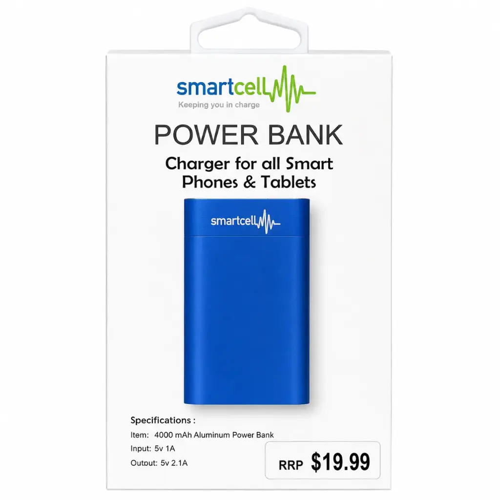 Smartcell Power Bank | 4,000 mAh