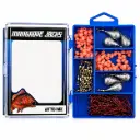 Mangrove Jacks Whiting Fishing Pack | Hooks, Swivels, Sinkers, and Lumo Beads in Tackle Box