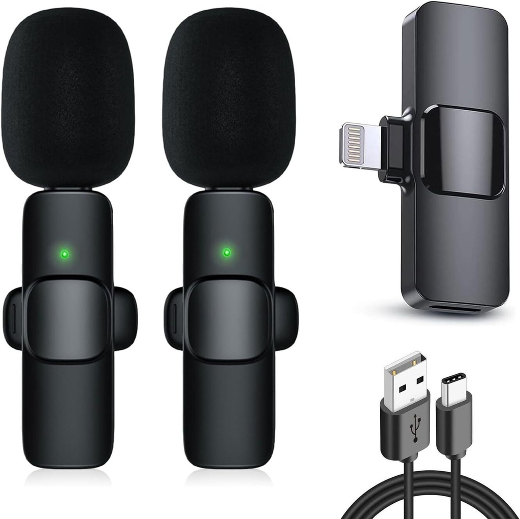 Dual Wireless Microphone for iPhone