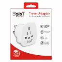 3SIXT Travel Adaptor World to AUS/NZ | White