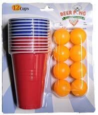 Beer Pong Set (12 Cups & Balls)