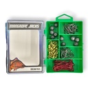 Mangrove Jacks Bream Fishing Pack | Hooks, Swivels, Sinkers in Compact Tackle Box